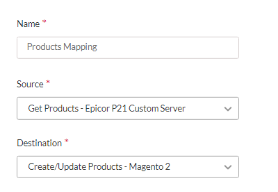 Choosing APIs in the Mapping Handler